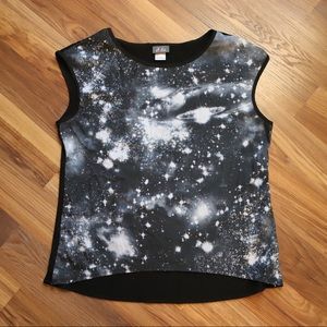 Galaxy tank top, Dots, size Large